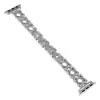 Adequado para apple watch S7-1ª geração SE corrente de anel de coração metal incrustado com diamante pulseira iwatch S8