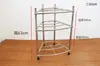 Estante para Lavabo de Acero Inoxidable Y*H Estante para Lavabo de Pie Estante de Tres y Cuatro Esquinas Estante para Lavabos de Múltiples Niveles Conjunto para Cocina y Baño