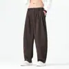 Pantalones Anchos de Chenilla Holgados para Hombre Otoño/Invierno 2026, Pantalones Casuales de Pierna Recta Pesados Estilo Chino Retro