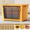 Caja de almacenamiento frontal abierta de plástico extra grande para juguetes, ropa infantil, refrigerios, transparente