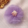En stock seersucker flor diy hecho a mano estilo coreano 5cm tocado corsage decoración accesorios de ropa flor de hilo accesorios de joyería