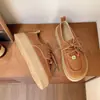 Zapatos Casuales de Moda Versátiles 2025 Primavera y Verano Nuevos con Suela Gruesa, de Cordones, que Aumentan la Altura, Retro, para Viajar, para Mujer