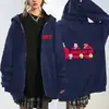 Cárdigan Sudadera con Merchandising de Grupo K-Pop, Sudadera con Capucha con Cremallera Estampada Arirang World Tour, Ropa Casual Holgada de Apoyo para Fans