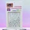 Pegatina de Mariposa y Rosa Estereoscópica 3D Autoadhesiva para Uñas, Rostro, Maquillaje de Escenario, Decoración de Ojos, Pegatina de Pedrería, Pegatina Acrílica