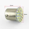 Luz de marcha atrás LED para coche, intermitente S25 1156 1206 22SMD, intermitente para motocicleta S25 22LED