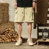 Verão Novo Multi-bolso Esportes Ferramentas Shorts Masculino Solto Calças Retas Calças Casuais Confortáveis Legais para Homens