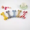 Juguetes para Perros, Juguetes Sonoros para la Dentición, Juguetes para Mascotas Resistentes a Mordeduras de Gato de TPR, Pequeños, Medianos y Grandes Suministros de Entrenamiento para Perros