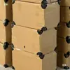 Caja de Herramientas Grande de Hierro Hardware Placa de Acero Inoxidable Caja para Llevar con Cerradura Caja de Almacenamiento Almacenamiento Coche Caja Vacía