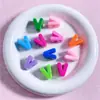 Cuentas de Letras Individuales, Accesorios de Cuentas de Letras Acrílicas con Agujero Grande, Pulsera Hecha a Mano para DIY, Decoración de Cadena para Teléfono Móvil
