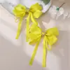 Nuevo Pasador de Pelo con Lazo de Diamante de Corazón Popular Transfronterizo Pasador de Pelo de Cinta Dulce Princesa Accesorios para Ropa Infantil Accesorios para el Cabello
