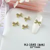Aleación Decoración de Uñas Popular Lazo Decoraciones para Uñas Súper Brillantes Uñas Portables Estilo Francés Cinta Mariposa Accesorios para Uñas