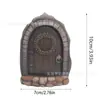 Adornos de Puerta de Elfo de Jardín Transfronterizos, Decoraciones de Jardín, Adornos para Jardín de Casa, Manualidades de Madera, Adornos de Doble Capa