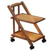 Mesita de noche plegable, estante de almacenamiento, mesa de centro multicapa, sofá, estantería, suelo, dormitorio, mesa con carrito para refrigerios
