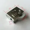 Roldana de porta e janela de correr de liga de alumínio 998 antiga, roda de rolamento de nylon na trilha, rolamento da roda inferior, roda dupla