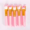 Pincel Delineador Foice Estilo Mei Nv Lang, Chanfrado, Conjunto de 10 Pincéis de Maquiagem, Cor Doce, Pincéis Cosméticos, Mais Vendido para Cross-border