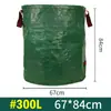 Bolsa para Hojas Impermeable Gran Capacidad Bolsa de Almacenamiento para Jardín Patio Exterior Plegable Hojas Caídas Maleza Bolsa de Recolección de Desechos Hortícolas
