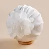 Chapéu de Proteção Auditiva Novo de Alta Qualidade para Meninas Chapéu Fetal Sem Costura para Bebê Chapéu Pulôver de Cor Pura com Flor para Crianças Chapéu Indiano para Bebê