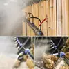 9/12 Aspersor Universal para Tubería Riego Automático Spray Conexión Rápida Conector en T de 8 mm Tapón Accesorio Rosca Interna de 4 Puntos Directo