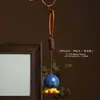 Pingente de Bule de Jacarandá Natural Brinquedo para Alívio do Estresse Chaveiro Estilo Chinês Vintage Peça Artesanal de Mão