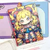 Nuevo Estilo Cuaderno A5 Primo Grande Cuaderno de Páginas de Colores Cuero PU Bloc de Notas para Estudiante Cuaderno Rayado de Dibujos Animados de Moda