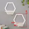 Prateleira de Parede para Suculentas e Plantas Verdes, Rack Criativo de Armazenamento para Divisória de Quarto de Parede, Prateleira de Fundo para Sala de Estar