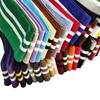 Sudadera tipo chaqueta de béisbol de algodón con costilla fina elástica en cuello/puño/dobladillo para primavera 2024 Hilo de algodón de punto