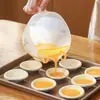 Tazón de filtro con taza medidora graduada tazón para mezclar red de filtro para líquido de huevo casero anti-gluten cuchara de filtro para crema para hornear Colador