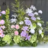 Plantas Verdes Artificiais para Casamento, Grama Aspargo Verde Estilo Floresta, Flores Artificiais Verdes, Materiais Florais Artificiais para Casamento, Série de Decoração para Salão de Casamento