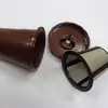 Filtro de café de comercio exterior, Taza de filtro de cápsula reutilizable Keurig, Taza interior de acero inoxidable, Cáscara de cápsula K-cup