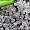 Cuentas de Hielo Agrietado de Verano de 8-10 mm Cuentas Sueltas Cuentas de Vidrio Agrietado de Dos Tonos Accesorios para Pulseras DIY
