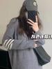 Sudadera Gruesa de Otoño e Invierno Vestido Suéter Largo Por Encima de la Rodilla Estilo Occidental Camisa Base Interior Estilo Perezoso Casual Falda de Punto