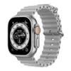 Nuevo Producto Transfronterizo Adecuado para Correa de Silicona para Apple Watch Iwacth10/9 Correa para Apple Watch Se6789 Correa de Reloj con Hebilla Doble Marina