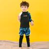Traje de baño para niñas de talla mediana y grande, 2024. Traje de baño dividido para bebés, de secado rápido, de manga larga y con protección solar. Traje de buceo para niños.