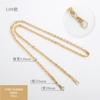 La Cadena Metálica para Bolso No Se Desvanece Fácilmente. Cadena Metálica para Bolso Se Puede Llevar en un Hombro o Cruzada. Bolso Versátil y Sencillo con Cadena Metálica