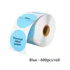 Para papel de etiqueta térmica da impressora D100, papel de etiqueta térmica adesiva