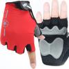 Guantes de medio dedo para ciclismo para hombres y mujeres, protección solar, antideslizantes, para verano y otoño, ciclismo, deportes al aire libre, entrenamiento físico