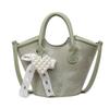 Bolsa de Mão de Luxo para Mulheres 2025 Verão Nova Bolsa de Ombro Pequena de Renda e Pérolas Versátil Tendência Moda Bolsa de Ombro