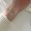 Pulsera de Plata de Ley S925 para Mujer, Colección Pequeña y Exquisita, Material Totalmente de Plata de Ley, Estilo Versátil Popular entre Blogueras