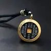 Colgante de Moneda Espíritu de la Montaña, Colgante de Moneda Antigua Kaiyuan Tongbao, Collar de Cinabrio, Monedas de los Cinco Emperadores, Monedas de Cobre, Caja Gawu Taoísta al por Mayor