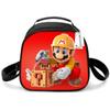 Bolsa de almuerzo portátil con diseño de Mario, lonchera aislante, bolsa de almuerzo para estudiantes, bolsa de comida aislante de aluminio grueso