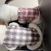 Ropa de terciopelo transportable para perros, ropa de invierno para mascotas, cachorros, perros pequeños, oso amargo, ropa para gatos, otoño e invierno.
