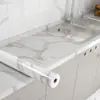 Pegatinas de pared de mármol resistentes al aceite para cocina, resistentes a altas temperaturas, impermeables, a prueba de humedad y moho, autoadhesivas para encimeras y armarios.