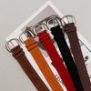 Cinturón ancho anti-terciopelo retro estilo coreano Dongdaemun accesorios de alta gama cinturón de cuero de vaca de dos capas con falda sobrepantalón casual