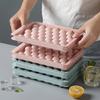 Nuevo molde para hacer cubitos de hielo de 33 rejillas, artefacto para hacer bolas de hielo, caja de hielo para cubitos de hielo congelados de grado alimenticio para el hogar, venta al por mayor