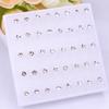 Pendientes de Pedrería Personalizados por el Fabricante Venta al por Mayor Transfronteriza Pendientes de Plástico y Resina Pendientes para Mujer Pendientes Sencillos Clavos para el Cartílago de la Oreja