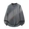 Sudadera holgada extragrande para hombre, nuevo modelo 2026, camiseta básica holgada de manga larga para primavera, otoño e invierno, ropa para hombre