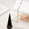 1 Pieza de Tobillera de Manoplas para Mujer Estilo Minimalista Cadena de Frijol Sexy Vacaciones en la Playa Joyería Elegante de Gama Alta