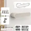 Venda Direta de Fábrica Fechadura de Porta Minimalista Estilo Italiano, Fechadura de Porta de Quarto Universal, Fechadura de Porta Magnética Silenciosa para Quarto Ecológica