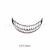 Adesivos de carro Poison Fangya dentes escuros engraçados motocicleta carro elétrico motocicleta arranhões decorativos adesivos decorativos à prova d'água