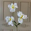 3 Flores de Íris Artificiais para Decoração de Casamento, Decoração de Casa, Adereços de Fotografia e Arranjos Florais